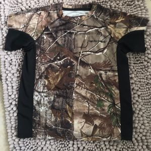 RealTree camo shortsleeved boys hunting shirt
